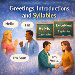 Greetings, Introductions, and Syllables