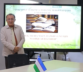 O`zbek tilida matn tuzish va nutqiy mashqlar bajarish mavzusida videoma`ruza